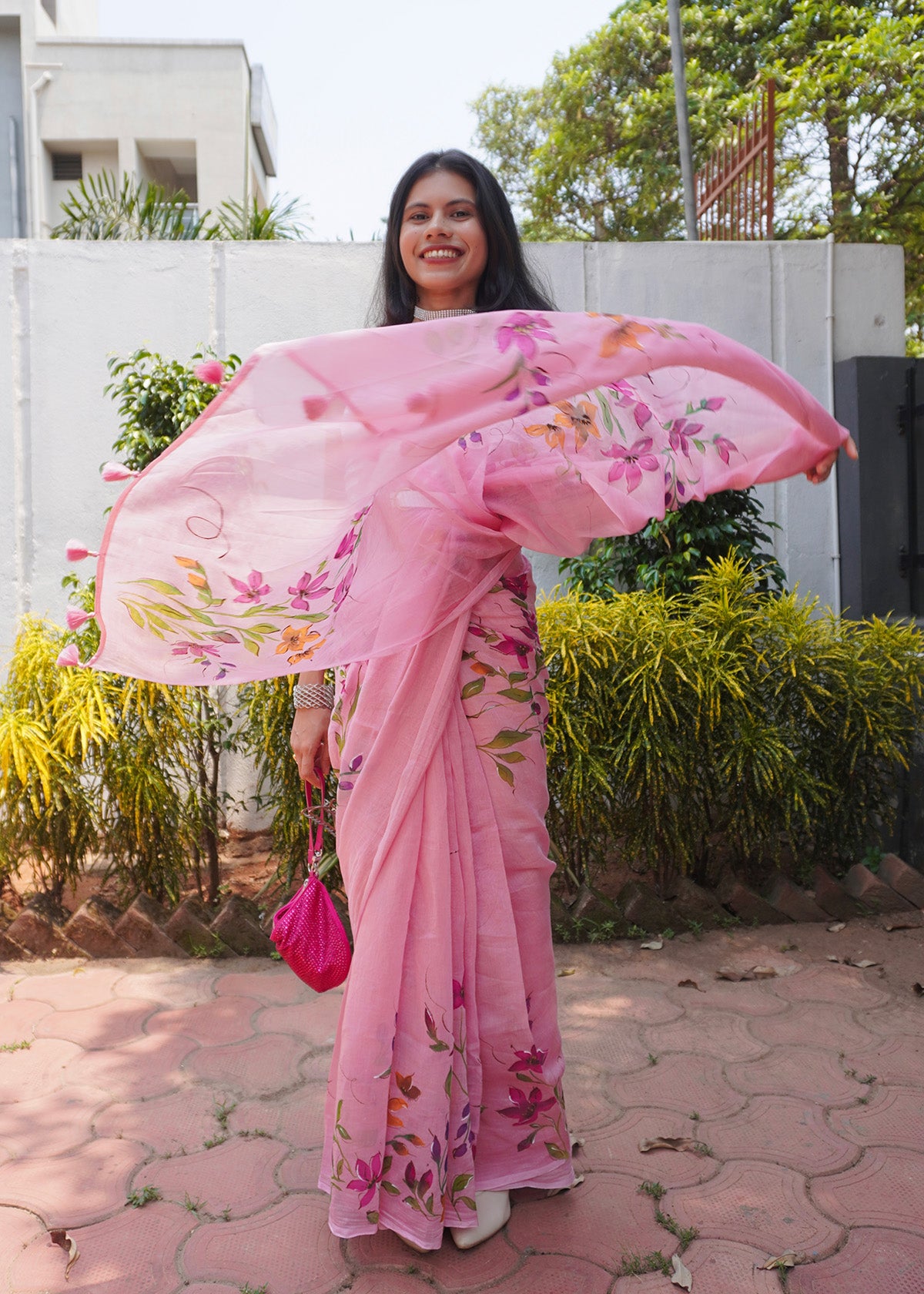 ROSY | Pure Chanderi Saree