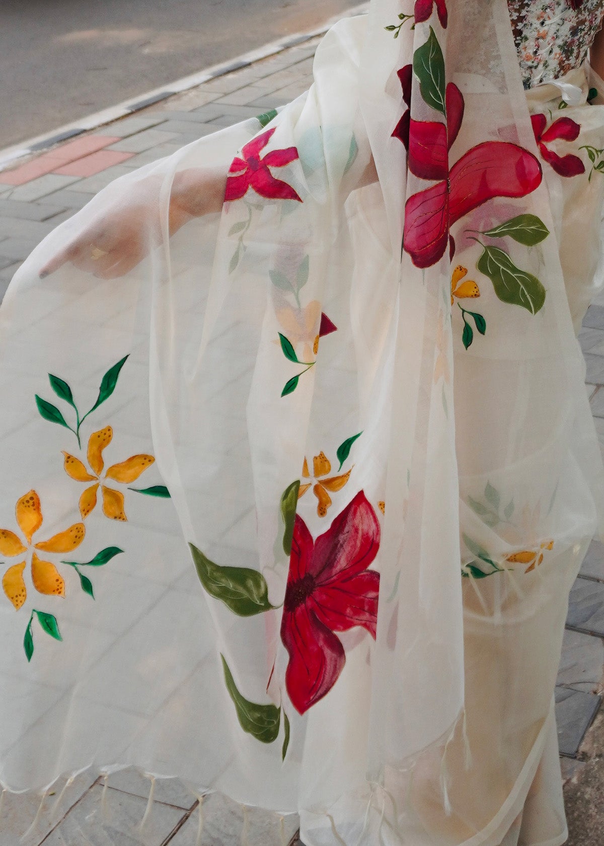 WILD IVORY | Silk Organza Saree